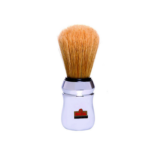 Omega Chrome Boar Bristle Shaving Brush