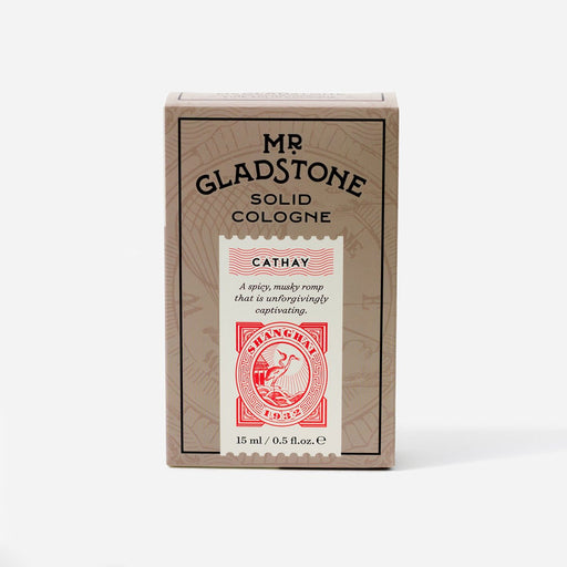 Mr. Gladstone Cathay Solid Cologne - Fine Fragrance Reminiscent of 1932 Shanghai (1 Unit), Solid Cologne