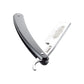 Dovo Straight Razor, "Solingen Best Quality" 5/8" Carbon Steel, Full Hollow Grind, Acrylic Black Handle