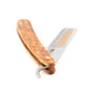 Dovo Straight Razor, "Inox" 5/8", Stainless Steel, Full Hollow Grind, Olive Wood Handle