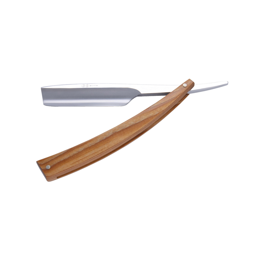 DV-8009145, Dovo Straight Razor EDO, 5/8”, carbon, 1/1 full hollow, Ultra dense spruce wood