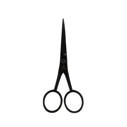 Dovo 4.5" Stainless Steel Moustache Scissor - Black