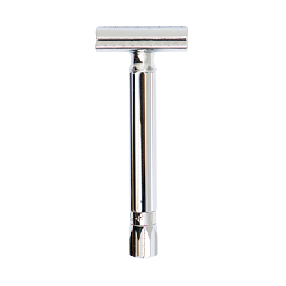 MERKUR 510 Progress, Adjustable Safety Razor With Bright Chrome Metal Knob