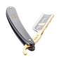 Dovo "Bergischer Löwe" Straight Razor, Ebony,6/8