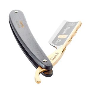 Dovo "Bergischer Löwe" Straight Razor, Ebony,6/8