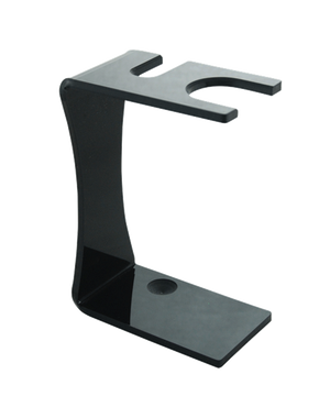 Acrylic DE Safety Razor or Mach3 Razor + Shave Brush Stand - Black