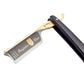 Dovo "Bergischer Löwe" Straight Razor, Ebony,6/8