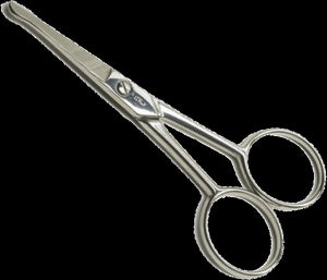 Chrome Nose Hair Trimmer with Safety Tip