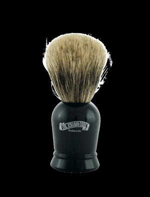 Col. Conk Badger Shaving Brush, H:102, K:21, Faux Ebony Handle (Black)