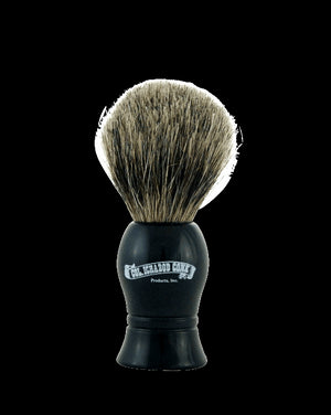 Col. Conk Badger Shaving Brush, H:102, K:19, Black Resin Handle