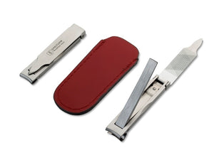 Dreiturm Flatfold Nail Clipper in Leather Case
