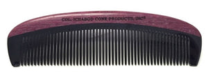 Col. Conk Violet Sandalwood Horn Comb - 5" Anti-Static