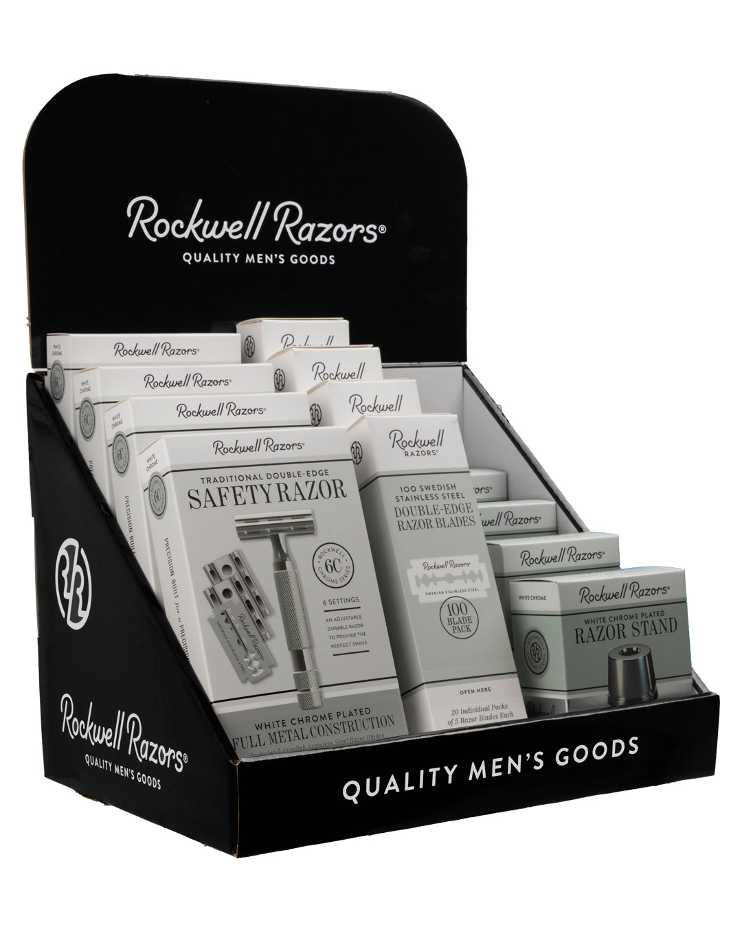 Rockwell 6C White Chrome Display Set