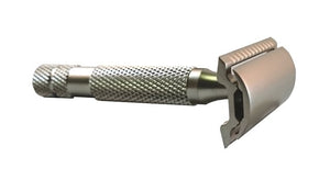 "Major" HD Safety Razor Brushed Finish - No Logo