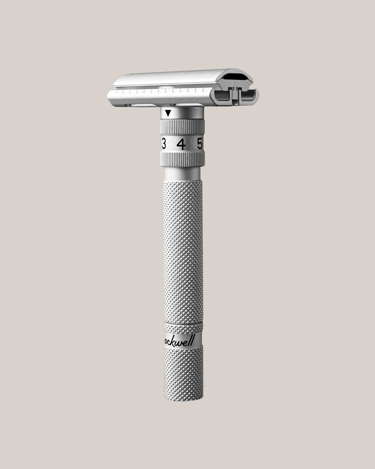 Rockwell SETPOINT™ Adjustable Safety Razor - Silver Aluminum