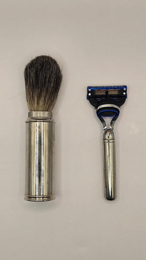 Il Ceppo Fusion Travel 2pc Shave Set Black