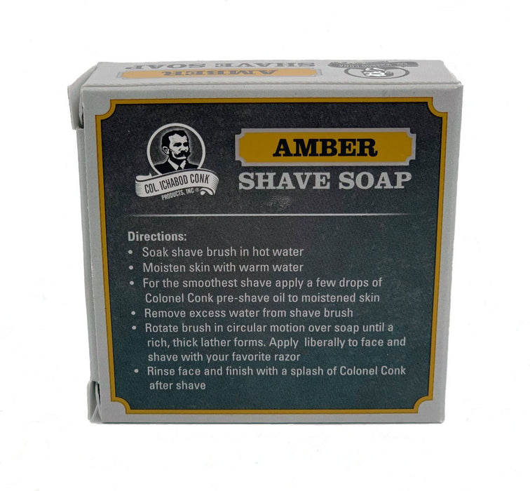 Colonel Conk Amber Shave Soap (64g/2.25oz)