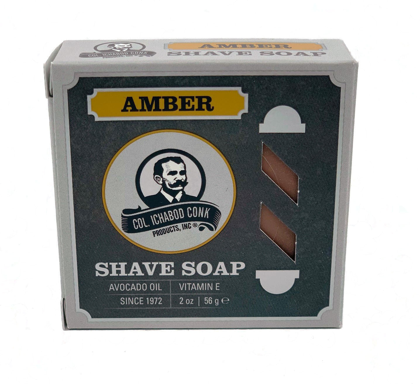 Colonel Conk Amber Shave Soap (64g/2.25oz)