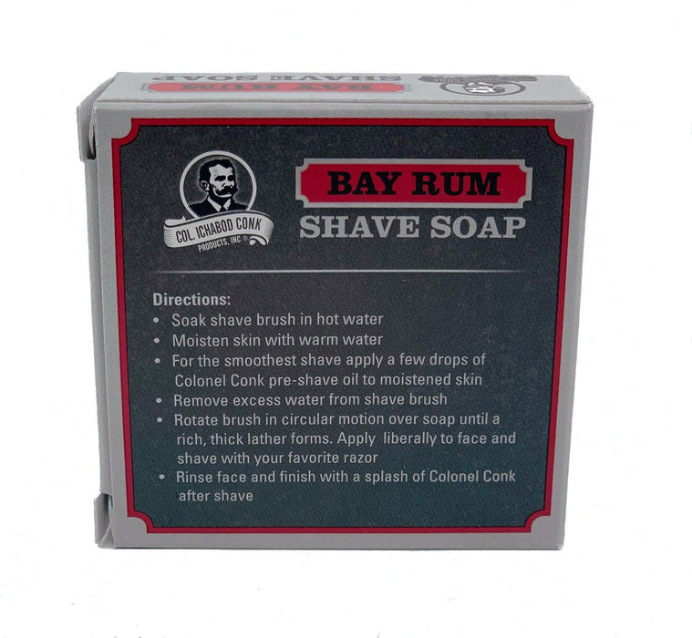 Colonel Conk Bay Rum Shave Soap (2oz)