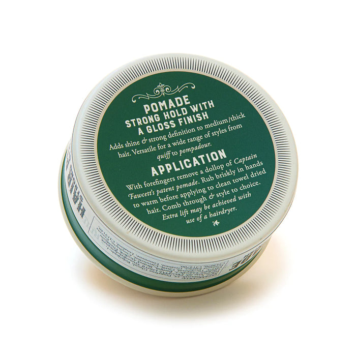 Captain Fawcett’s Strong Hold Pomade (Green) 100g