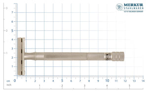MERKUR Safety Razor 24 INOX Ladies In Satin Stainless Steel