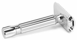 Merkur Progress Adjustable Double Edge Safety Razor Safety Razor, Short Handle, Chrome , Chrome Knob