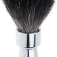 MERKUR Shaving Brush 1100 with Vegan Synthetic Hair in Bright Chrome