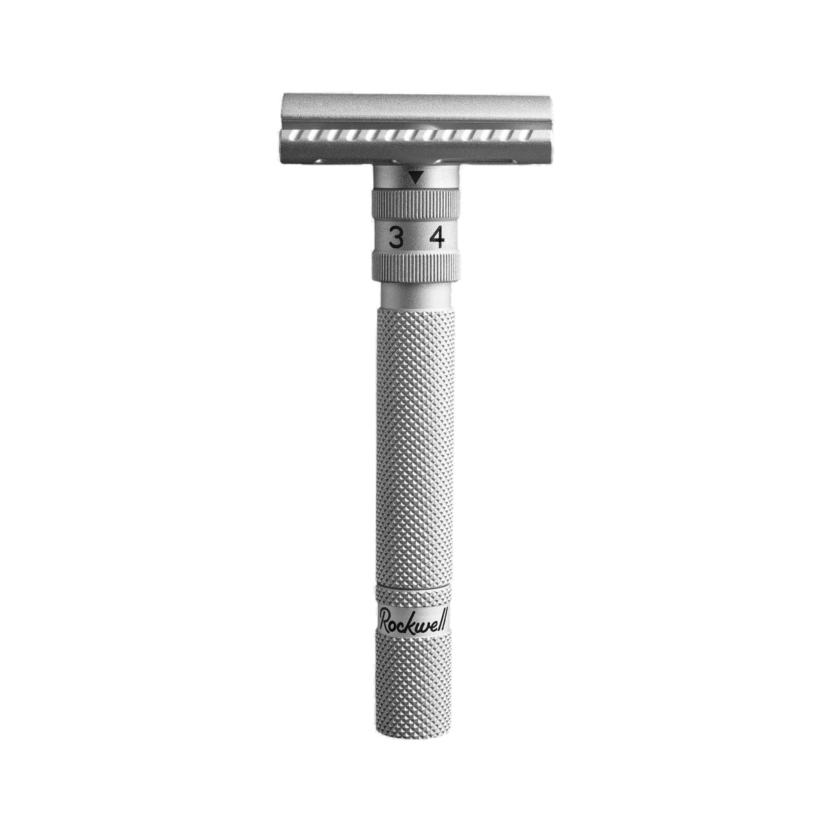 Rockwell SETPOINT Silver Aluminum adjustable safety razor