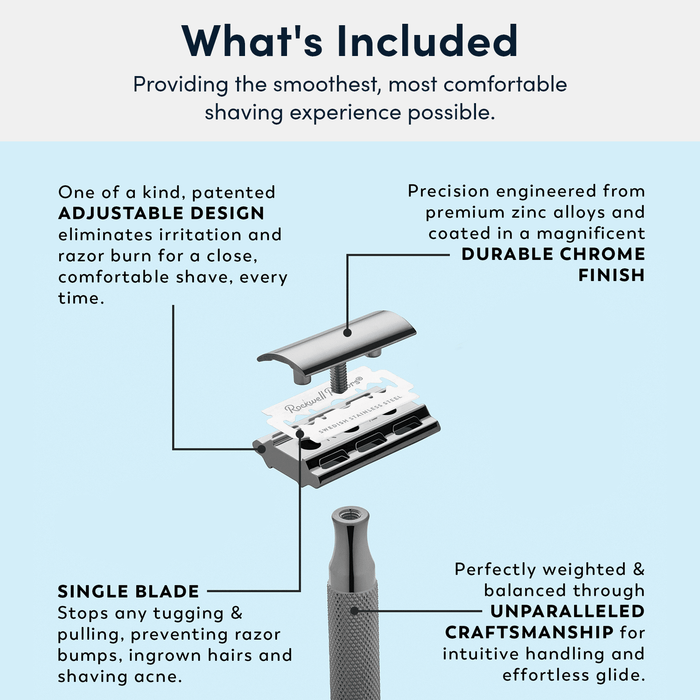 Rockwell Razors 2C Double Edge Razor - Gunmetal