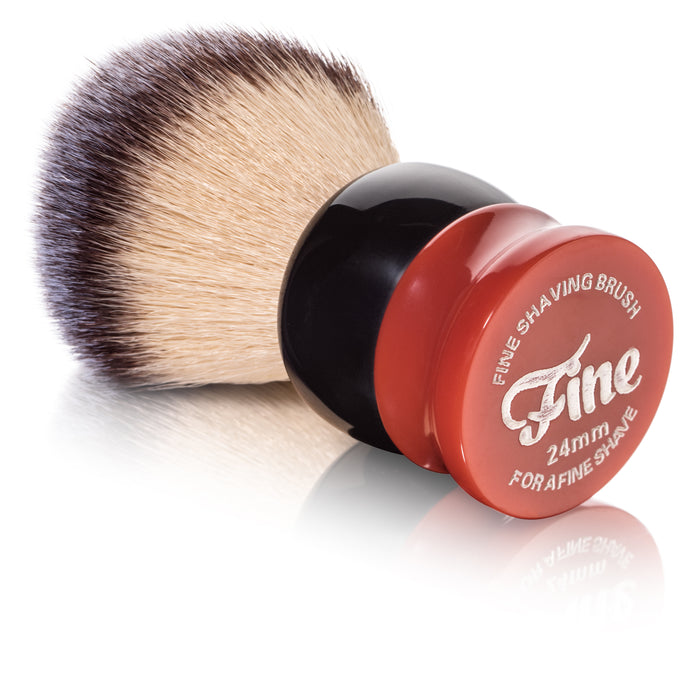 Fine Accoutrements Stout Shaving Brush - Orange/Brown