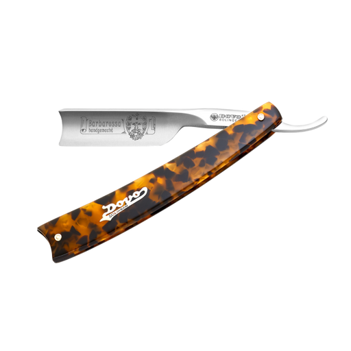 DV-803513, Dovo Straight Razor Barbarossa, 5/8”, carbon, 1/1 full hollow, Spanish head