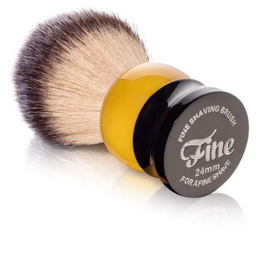 Fine Accoutrements Stout Shaving Brush - Orange/Black