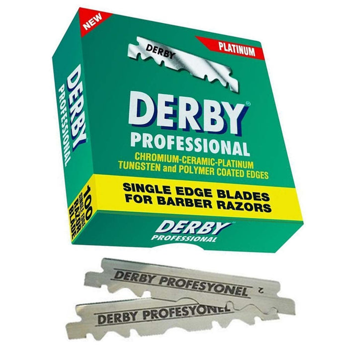 Derby Professional Single Edge Razor Blade (100 Blades/Pack)