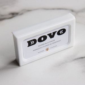 Double-edged DOVO Super Platinum razor blades, MADE IN GERMANY 1 PU: 10 blades