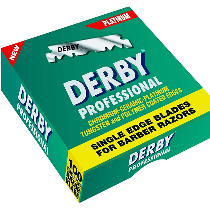 Derby Professional Single Edge Razor Blade (100 Blades/Pack)