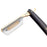 Dovo Bismark Straight Razor, Ebony Wood Handle 6/8". Solingen, Germany