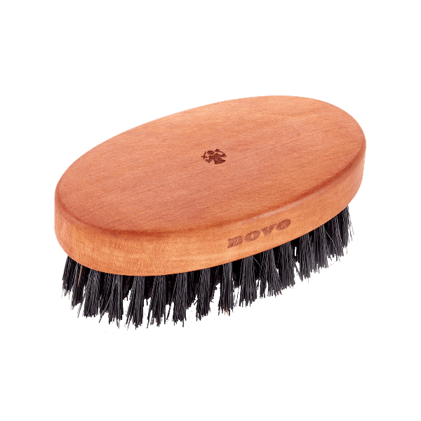 DV-91062 Beard Brush Oval, Beard brushes, pear wood and boar bristles