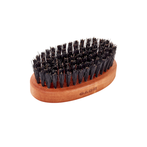 DV-91062 Beard Brush Oval, Beard brushes, pear wood and boar bristles