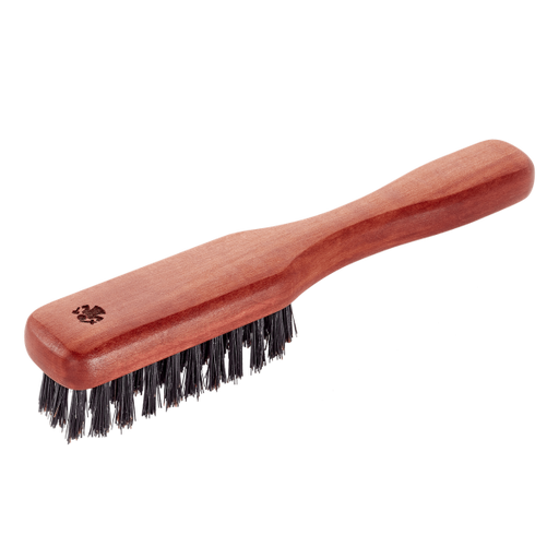 DV-31061 Beard Brush with Handle, Beard brushes, pear wood and boar bristles