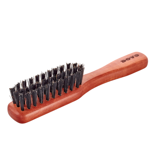 DV-31061 Beard Brush with Handle, Beard brushes, pear wood and boar bristles