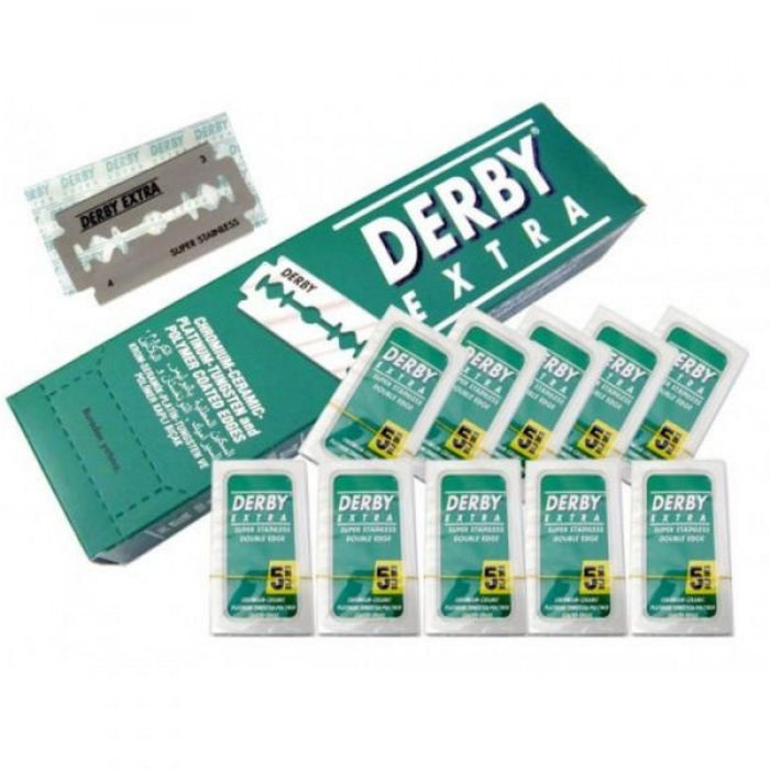 Derby Extra Double Edge Razor Blades (100 Blades/Pack)