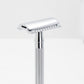 Merkur Razor Set 2-pieces ( Razor 23 001, and Stand 4005 001), Bright Chrome, MK-2381001