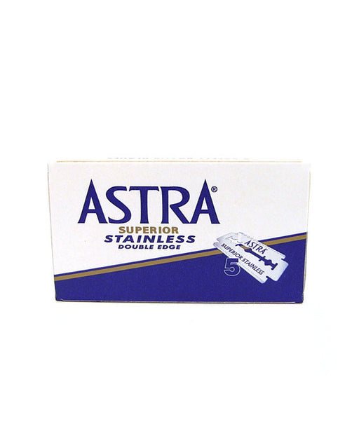 Astra Double Edge Razor Blade / 20 Packs of 5 (Blue)