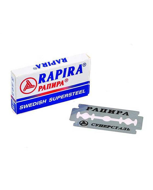 Rapira Double Edge Safety Razor Blades Supersteel (5 Blade pack), Razor Blades
