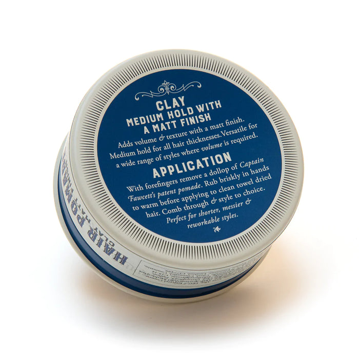 CPF-5598 Captain Fawcett's Matt Clay Pomade Blue 100g