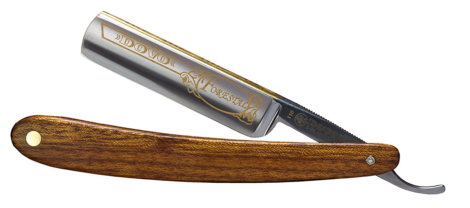 Dovo Straight Razor, Red Wood Handle, 5/8", Straight Razors
