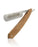 DOVO Straight Razor 6/8" Full Hollow Ground Carbon Steel Blade, Spanish Oak Wood Handle, Straight Razors