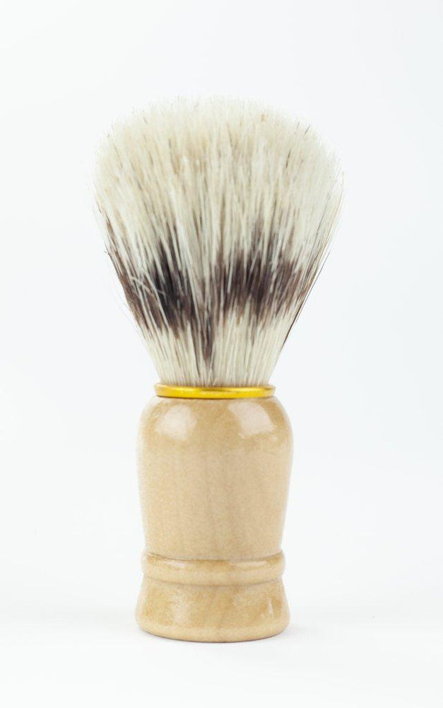 Vie-Long Bristle Shaving Brush, Wood Handle