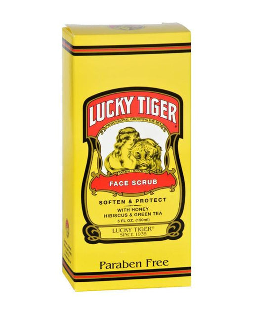 Lucky Tiger Exfoliating Face Scrub Blend 5 OZ, Men's Skincare