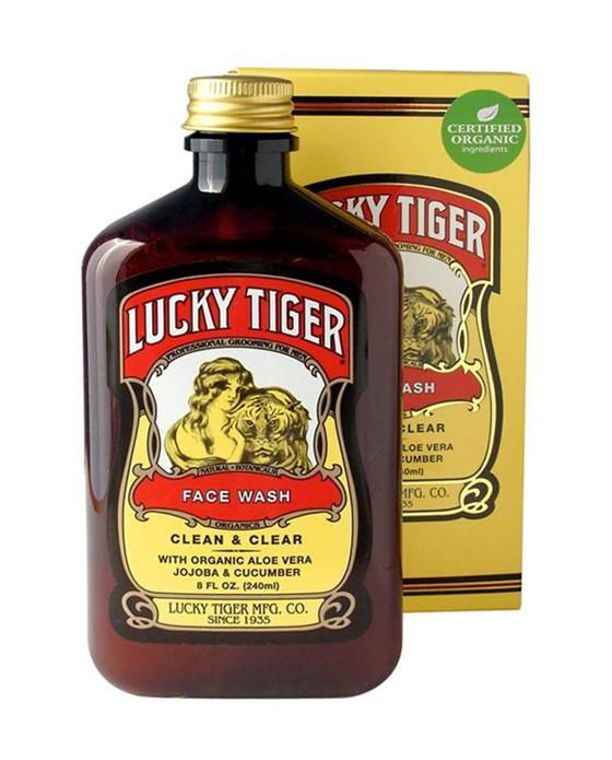 Lucky Tiger Liquid Face Wash - 8 OZ Bottle, Men's Skincare